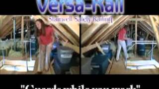 The Versarail is a great way to keep your family safe while getting things out of the attic http://www.versaliftsystems.com and is a nice 