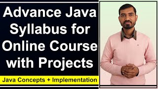 Advance Java Syllabus with Projects (JDBC, Servlets & JSP) by Deepak (Web Development)