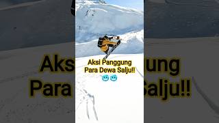 Aksi Panggung Para Dewa Salju!! #aksi #ski #extreme #snowboarding #snowboard #sky #skydiving #salju