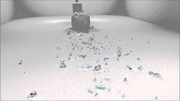 Blender 2.64 Glass Shattering (Cell Fracture and Bullet Physics)