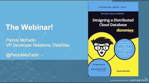 Designing a Distributed Cloud Database for Dummies | DataStax