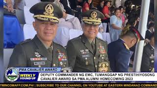 EASTMINCOM DEPUTY COMMANDER BGEN. YELCA, NAHIRANG BILAW CAVALIER AWARDEE NG PMA