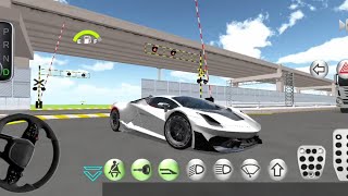 Lamborghini Sesto elemento car parking in villa city showroom   in 3d car driving game screenshot 3