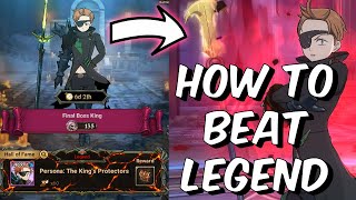 How To Beat Legend Final Boss King - Tips &amp; Tricks Guide - Seven Deadly Sins: Grand Cross