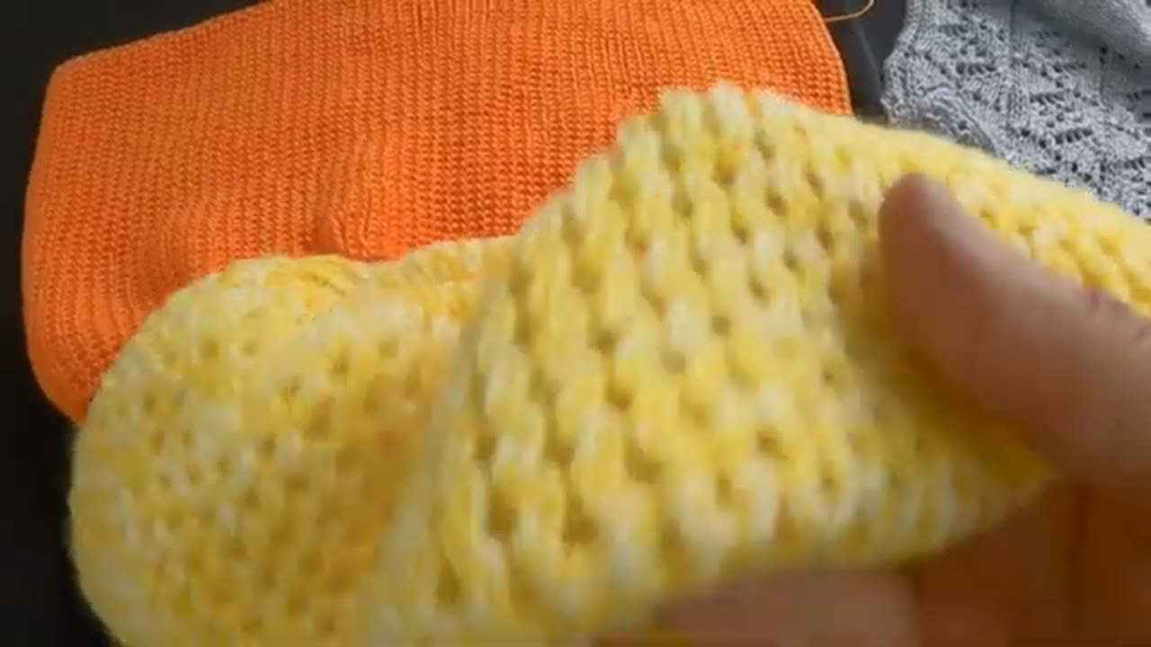 gola boba em máquina de tricô