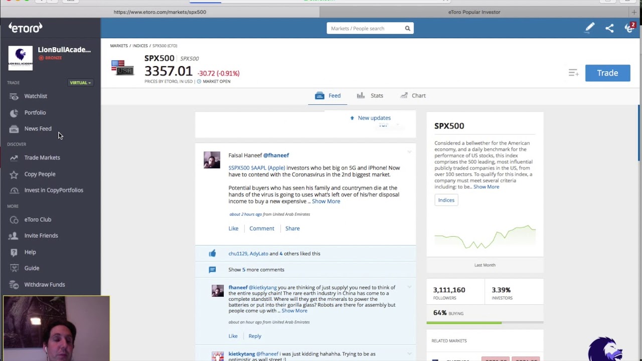 Popular Investor Etoro - How to make money by been copied