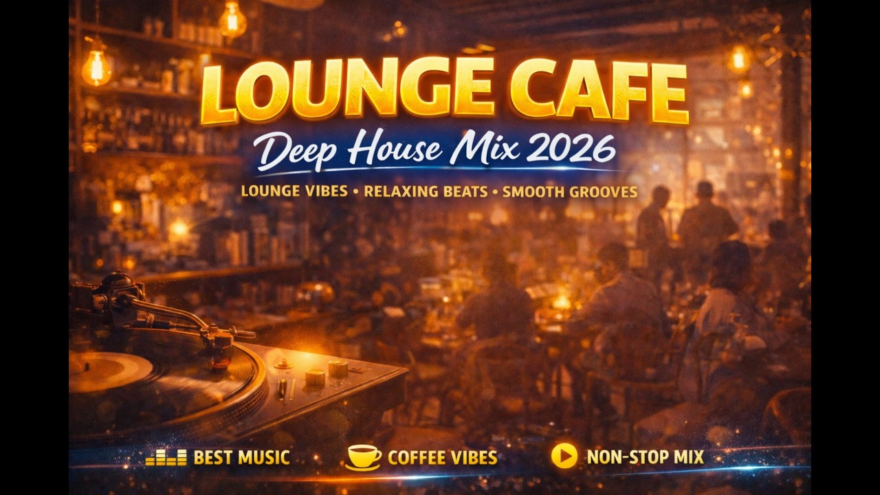 Cafe Deep House Mix 2026 ☕ Relaxing Lounge House • Smooth Deep House Music • Chill House Set
