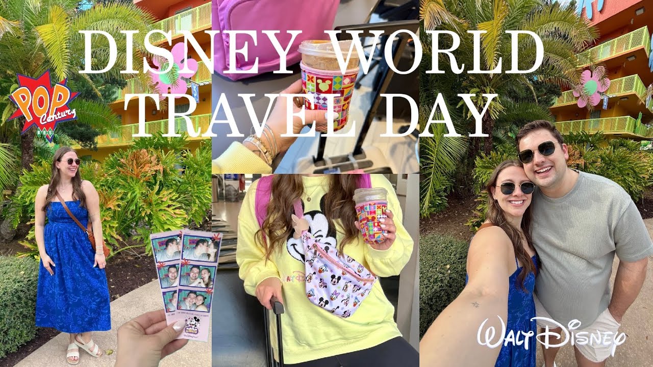 DISNEY TRAVEL DAY: Pop Century Resort and Disney Springs! ✨
