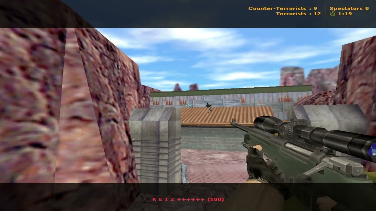 classic wallbang on de_nuke with awp ¯\_(ツ)_/¯