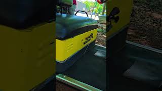 Custom Golf Cart with Old School Wood Side Panels