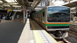 E231系1000番台U35編成新前橋車輪添削回送大宮駅発車