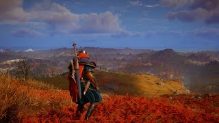 Assasin's Creed Valhalla relaxing walk around gameplay PlayStation 5