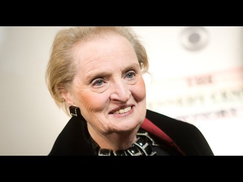 Madeleine Albright, the first female secretary of state in U.S. history ...