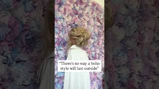 There's no way a boho style will last outside