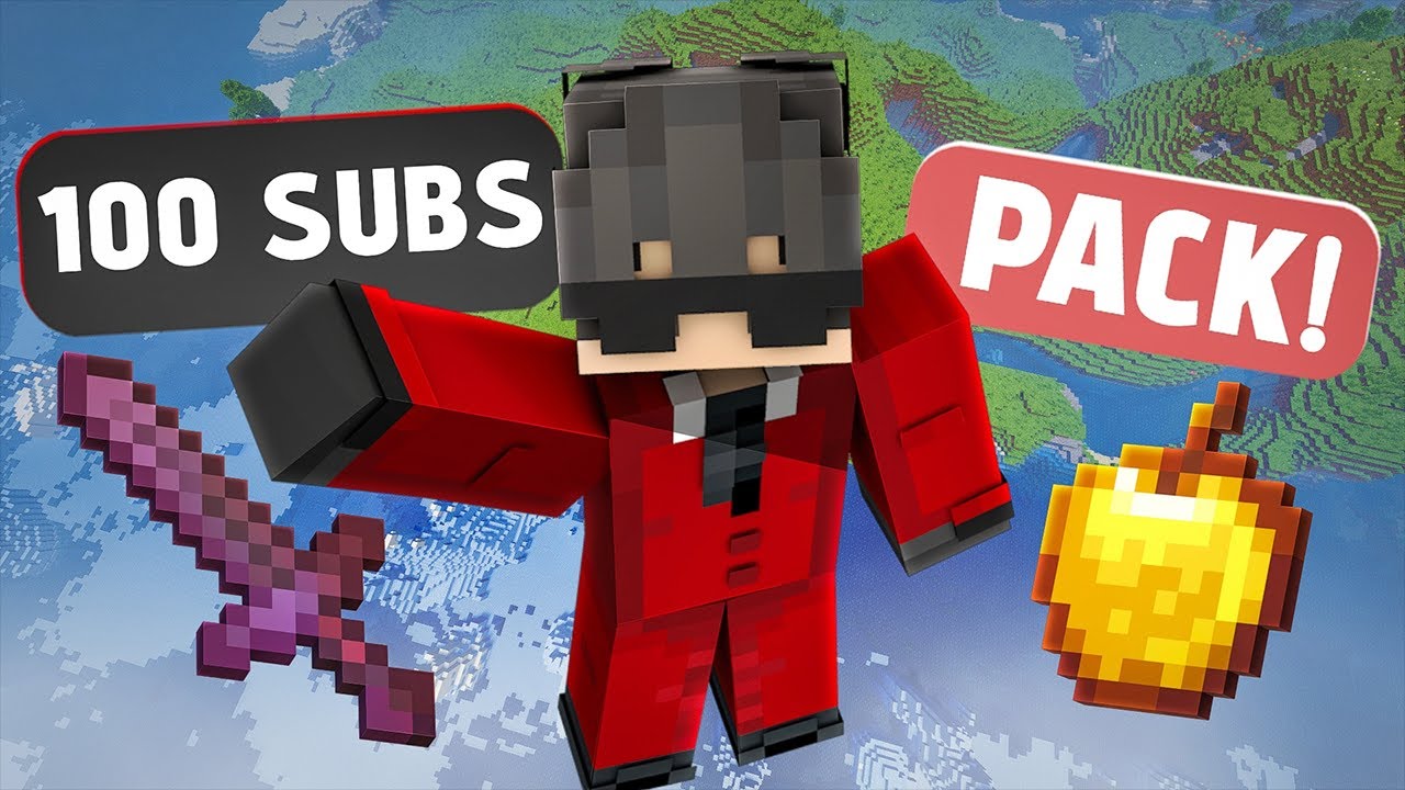 I Released My FIRST Minecraft Texture Pack! (100 Subscribers Special)