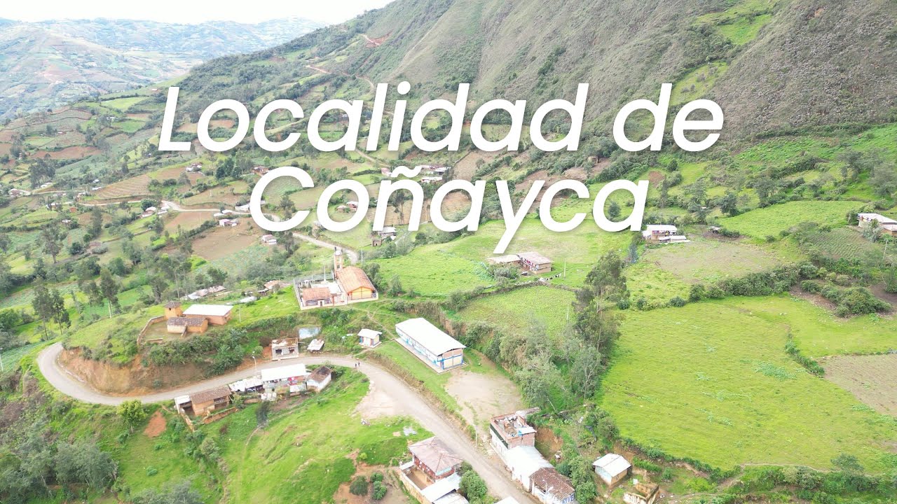 Localidad de Coñayca en la Provincia de Pachitea en 4K