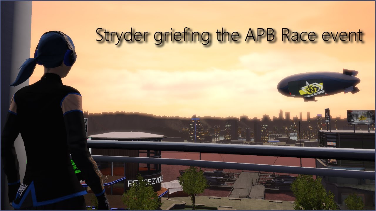 APB  Reloaded - Stryder Griefing APB Race Tournament - YouTube
