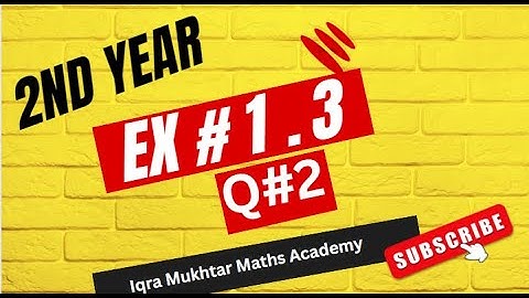 2nd Year.Ex # 1.3 Q # 2..Evaluate the limits by using algebraic techniques.