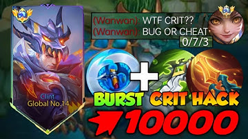 GLOBAL CLINT NEW ABNORMAL BURST CRIT DAMAGE BUILD!🔥 (must try) CLINT BEST 1 HIT BUILD 2025!!