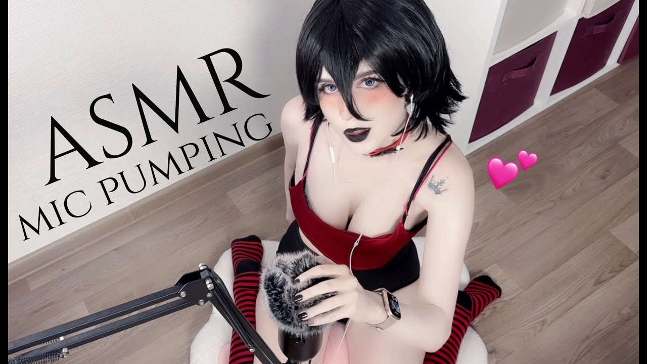 Mic Pumping and wet triggers ASMR (Mavis Cosplay)