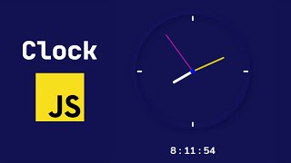 Vanilla JavaScript Project  1 - Analog Clock
