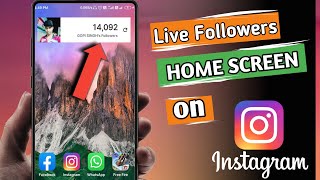 Live instagram followers on home screen || Instagram followers in mobile home screen live🔥 screenshot 4