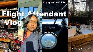 Life As A Flight Attendant Vlog! My FIRST 4 DAYS AWAY FROM HOME | The Best Time Ever!!