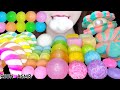 【ASMR】【咀嚼音 】PASTEL COLOR DESSERTS パステルカラーのデザート MARSHMALLOW MUKBANG 먹방 食べる音 EATING SOUNDS NO TALKING