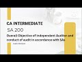 SA 200-CHAPTER 1 | AUDIO REVISION | CA INTER