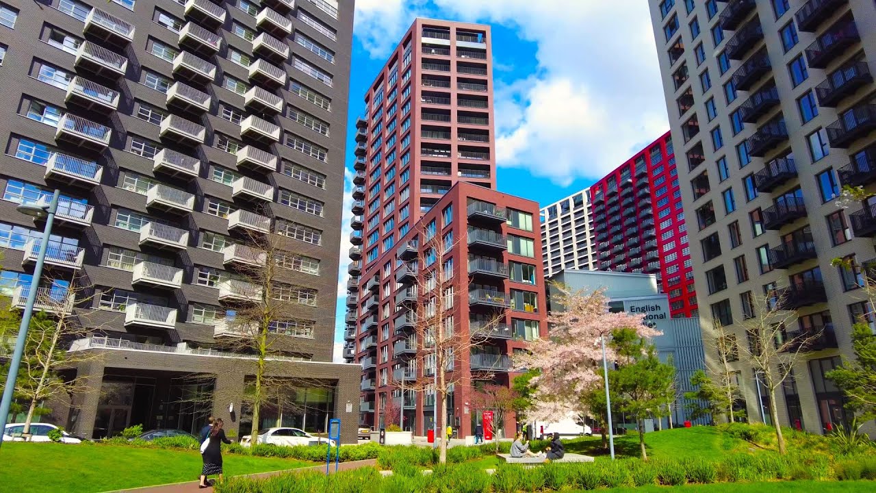 [4K] Bow Creek City Island & New Providence Wharf | London Walk