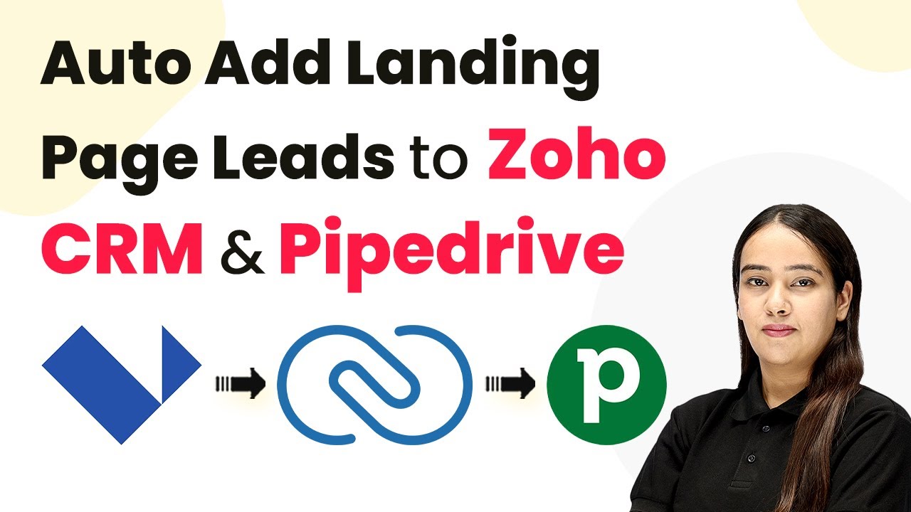 How to Add Landing Page Form Leads to Zoho CRM and Create Tasks in ...