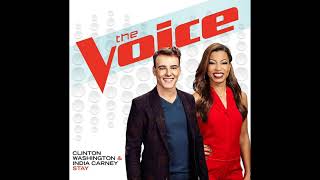 Download Lagu Clinton Washington \u0026 India Carney | Stay | Studio Version | The Voice 8 MP3