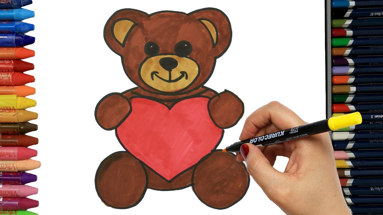 Легкие рисунки раскрашенные красками