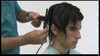 cabelo cortado na navalha masculino