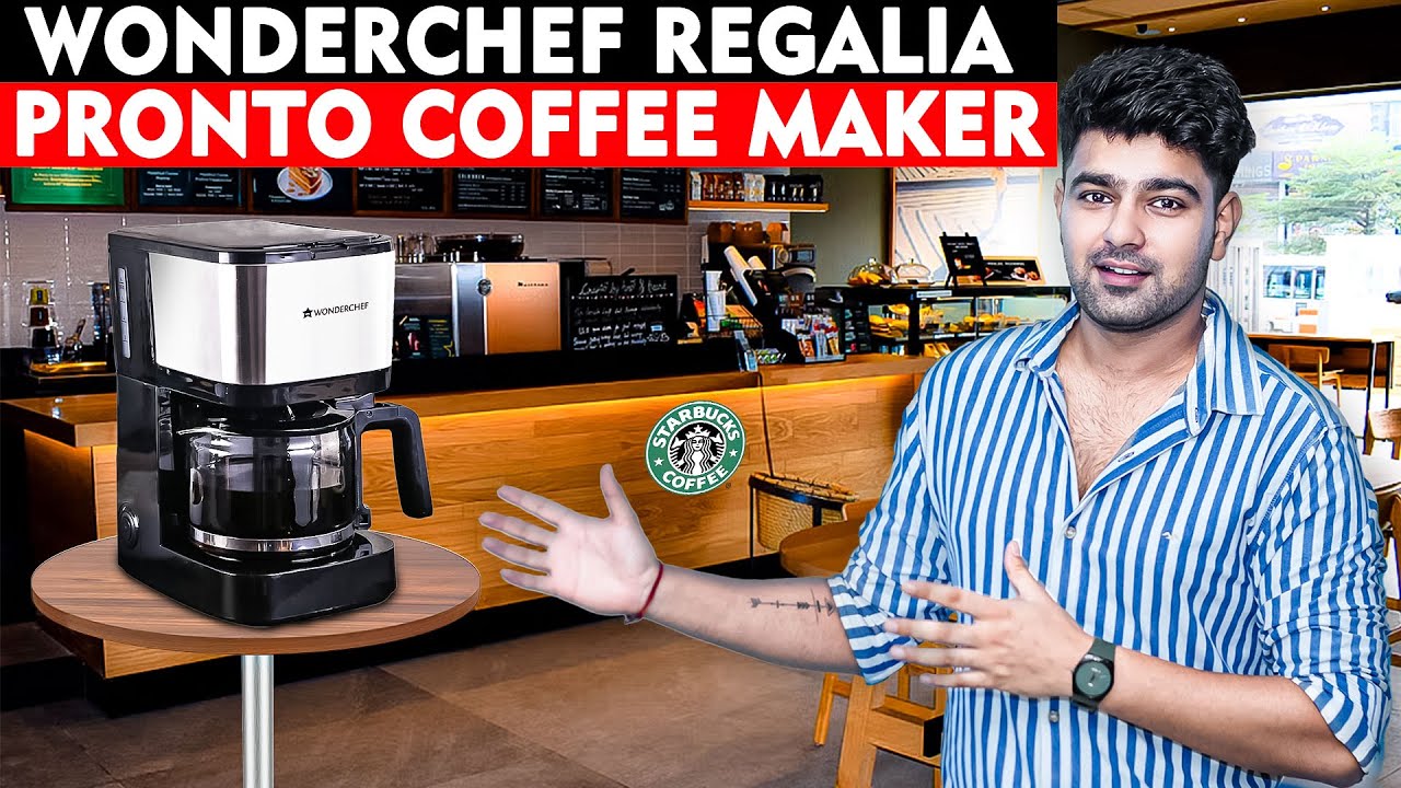 Wonderchef Regalia Pronto Coffee Maker Review⚡Best Black Coffee Maker 2024