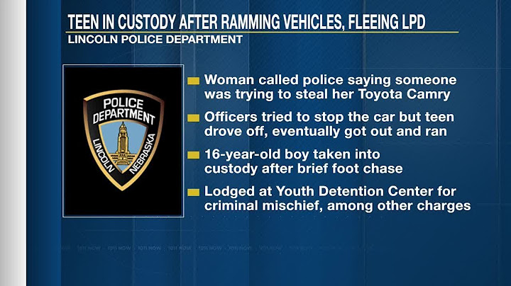 Teen in custody after ramming vehicles, leading officers on chase in stolen car, LPD says