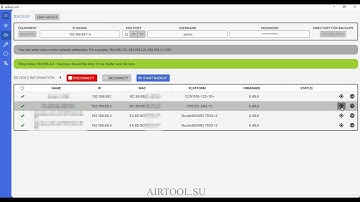 Backup Mikrotik RouterOS with AirTool App