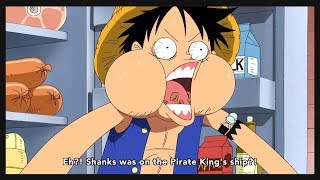 One Piece - Rayleigh tells Luffy about Shanks