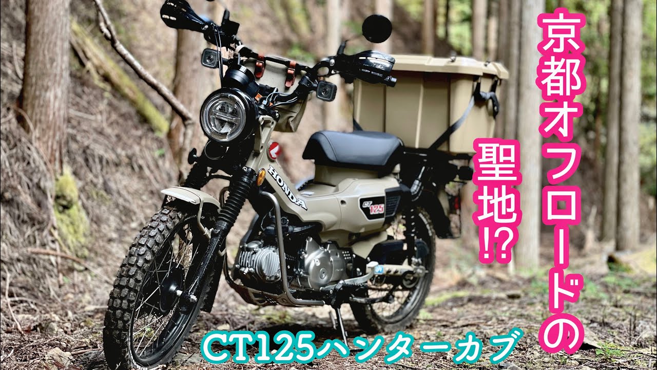 京都のオフロードの聖地⁉【ダルマ峠】　CT125ハンターカブ　林道ツーリング