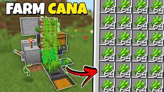 Farm de CANA Muito Fácil no Minecraft Bedrock 1.21/26+!