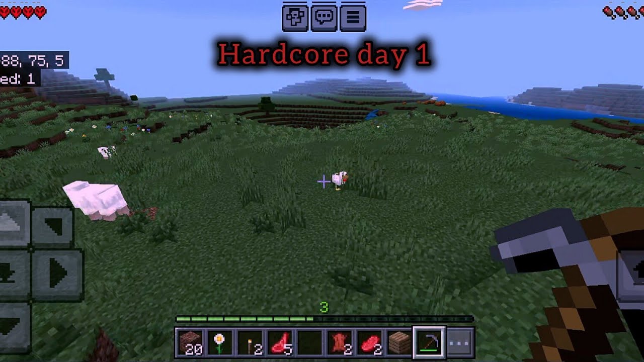 Minecraft Hardcore World – Day 1 - YouTube