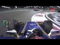 F1 2017 abu dhabi  pascal wehrlein vs romain grosjean  onboard battle