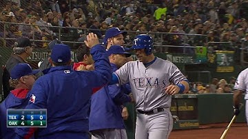 TEX@OAK: Choo plates Gimenez with a sac fly to center