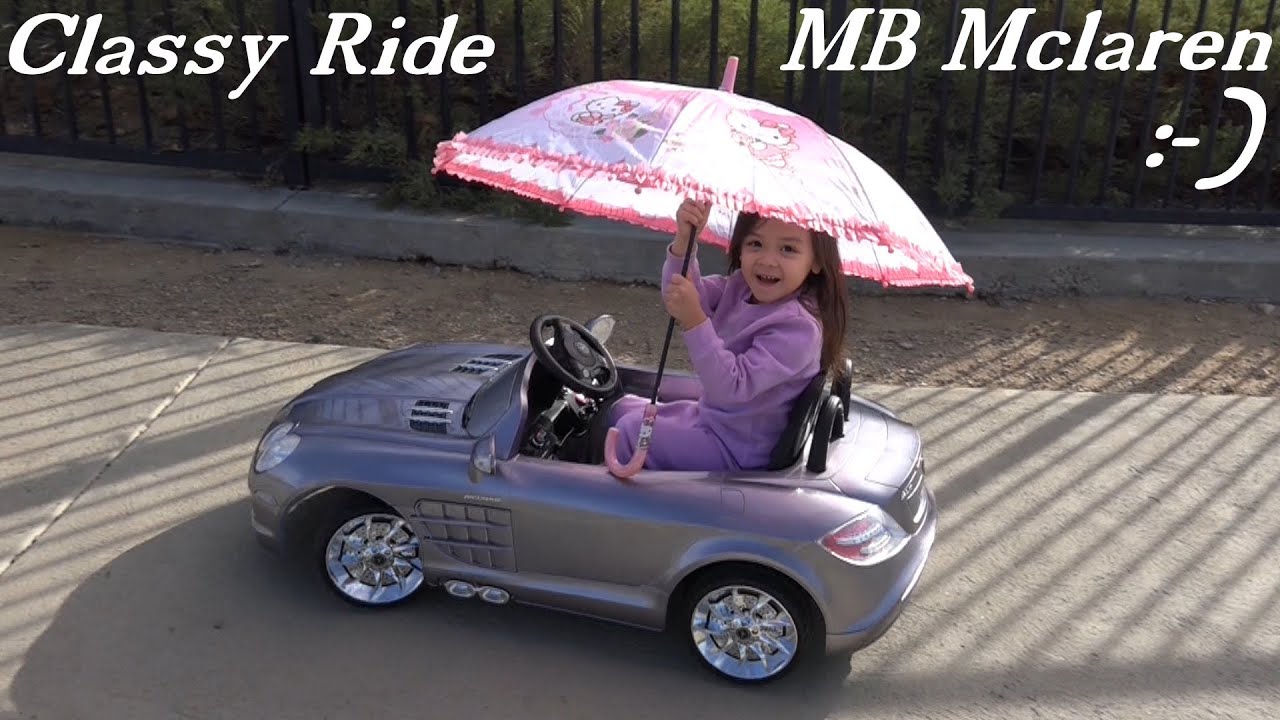 Power Wheels Car: RC Power Ride-On Toy, Mercedes-Benz Mclaren Playtime Video