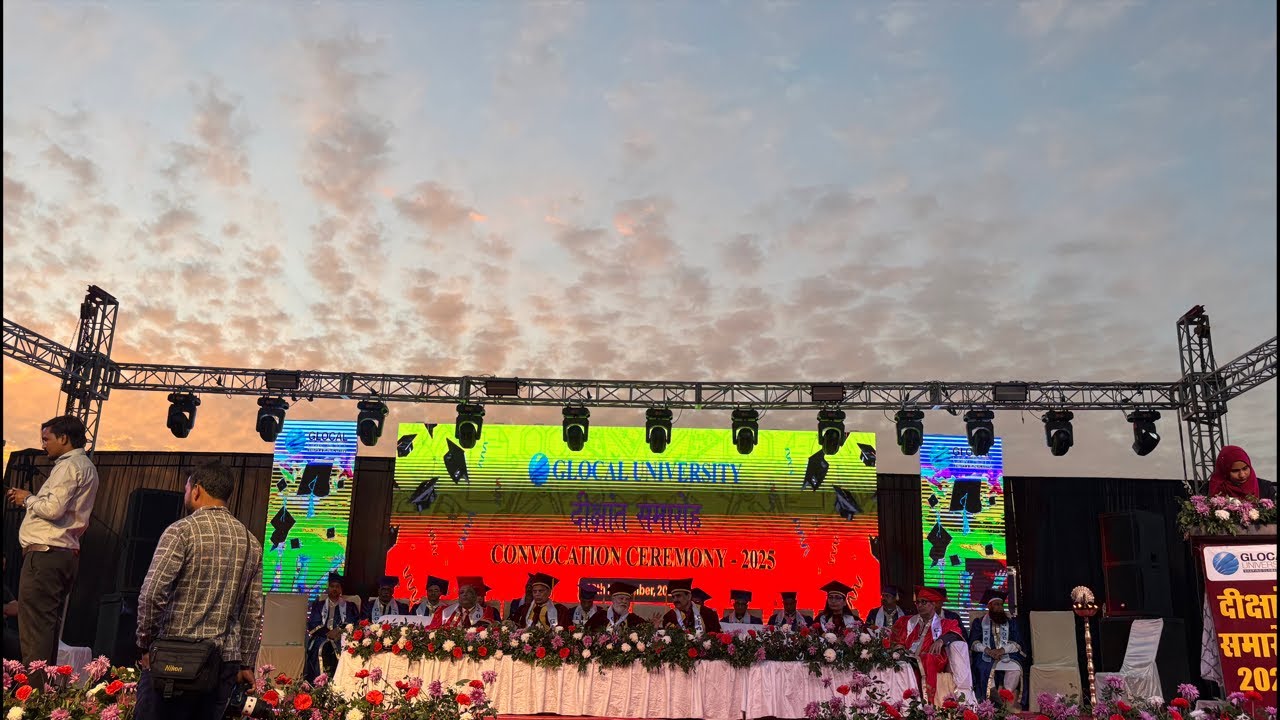 CONVOCATION CEREMONY 2025 GLOCAL UNIVERSITY live 🔴