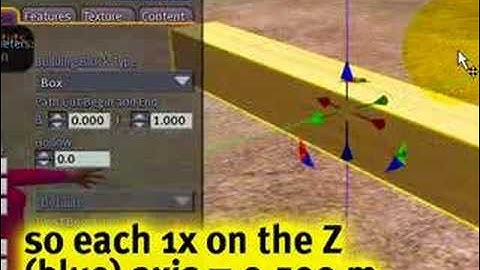 Reference ruler & grid - Second Life Video TuTORial QUICKTIP