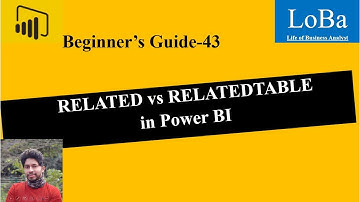 Power BI RELATED vs RELATEDTABLE function | Related in pbi | Related table in pbi