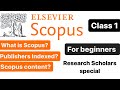 what is scopus | content selection in scopus | Publishers indexed in scopus| Coverage in scopus