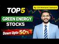 Top 5 Renewable Energy Stocks (2026) 📉 | Best Green energy stocks to Keep in Watchlist