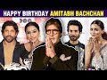 Happy Birthday: Bollywood stars wish Amitabh Bachchan